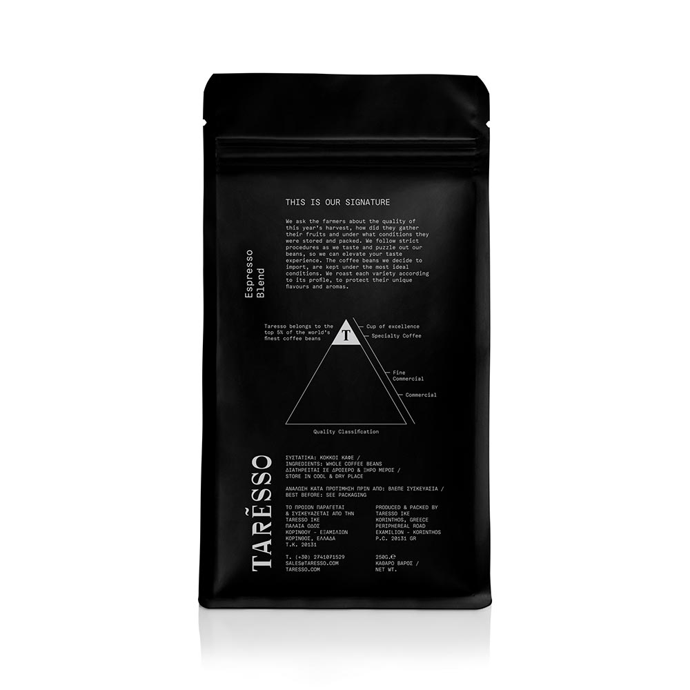 taresso-ethiopia-sidamo-washed-250gr-b-1000-1000 Καφές Espresso Αλεσμένος Taresso Colombia Supremo 250gr. - Image 3