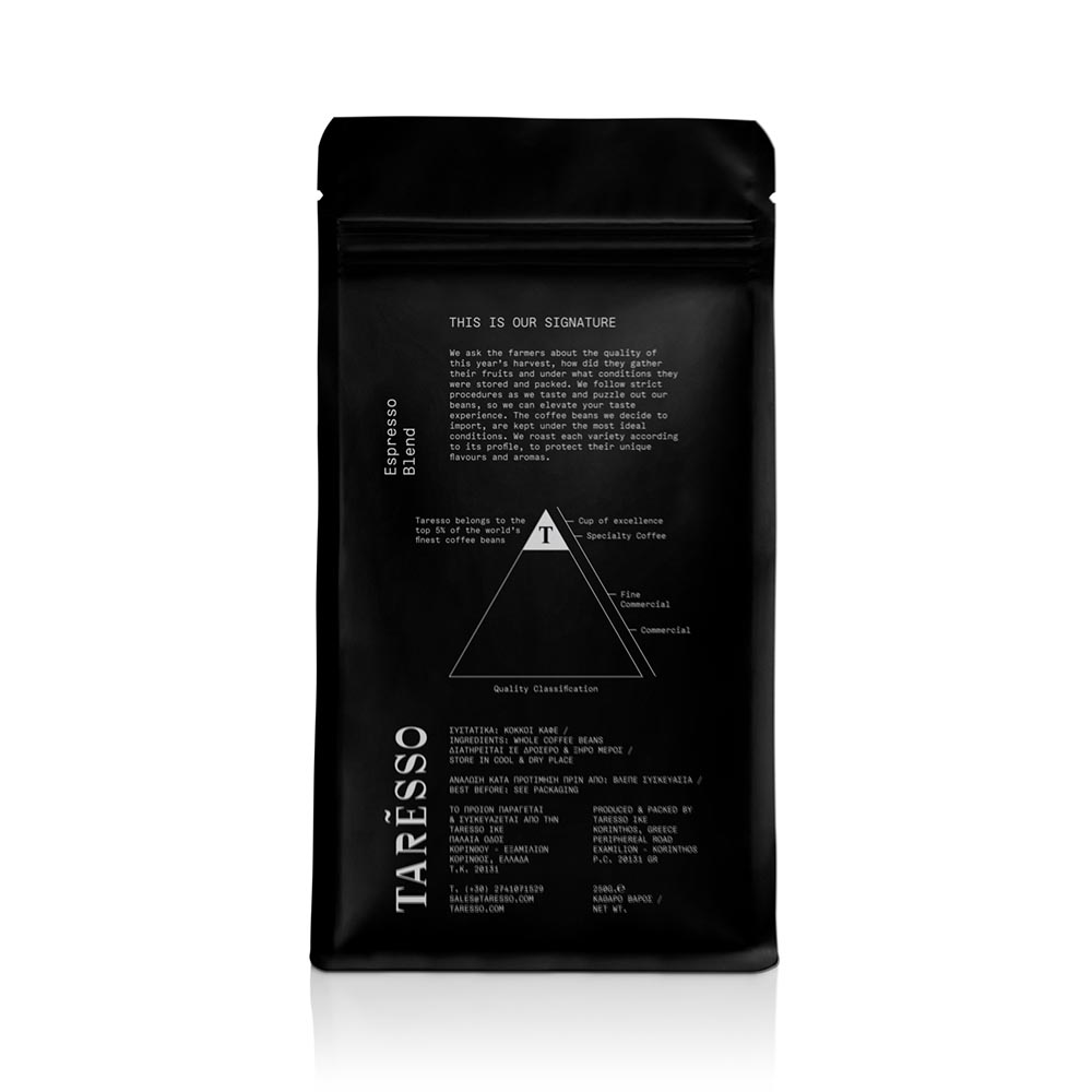 taresso-tigrato-espresso-blend-250gr-b-1000-1000 Καφές Espresso Αλεσμένος Taresso Tigrato 250gr. - Image 3