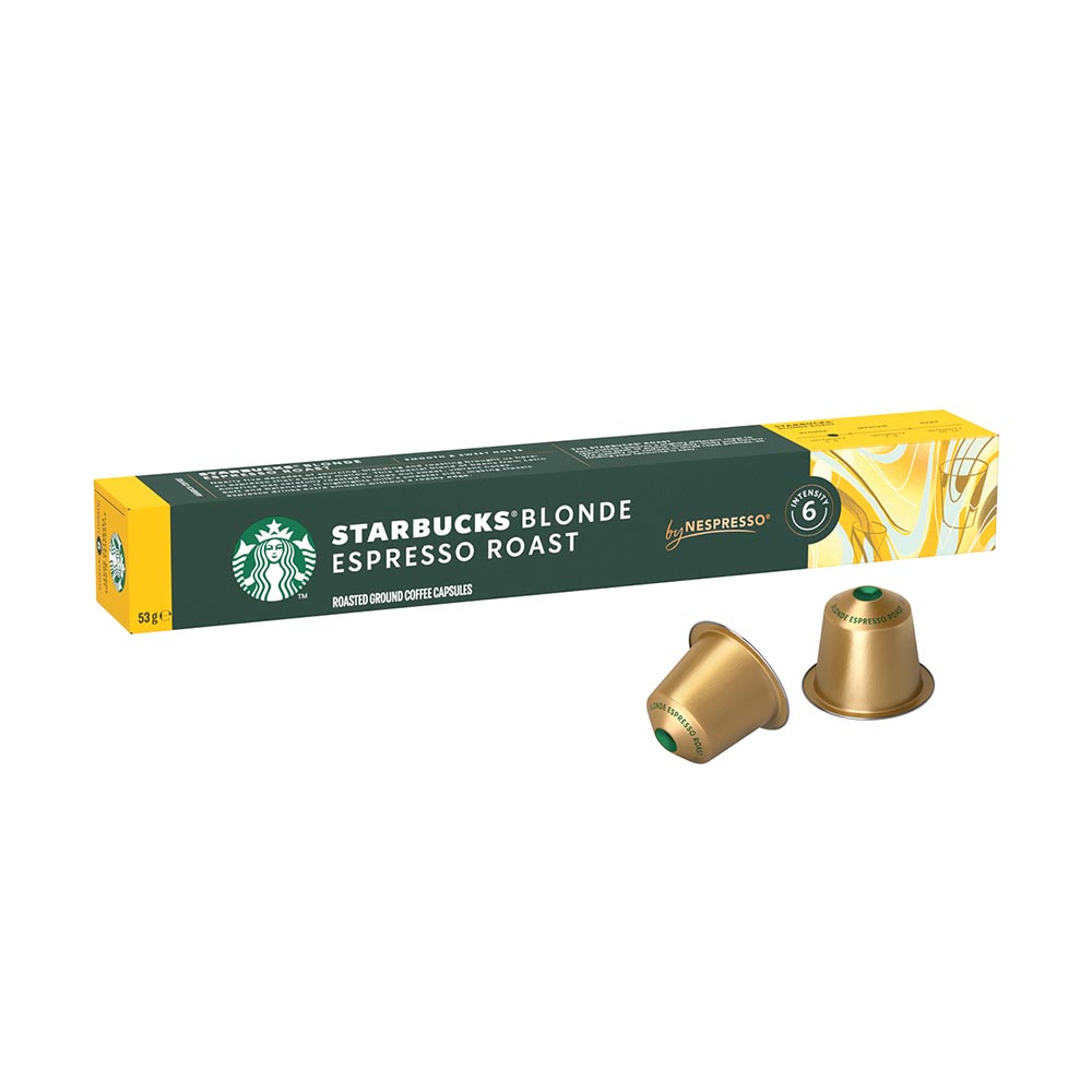 starbucks-nespresso-blonde-espresso-roast-10-capsules-image-set Κάψουλες Espresso Starbucks Blonde Espresso (10 καψ.) - Image 1