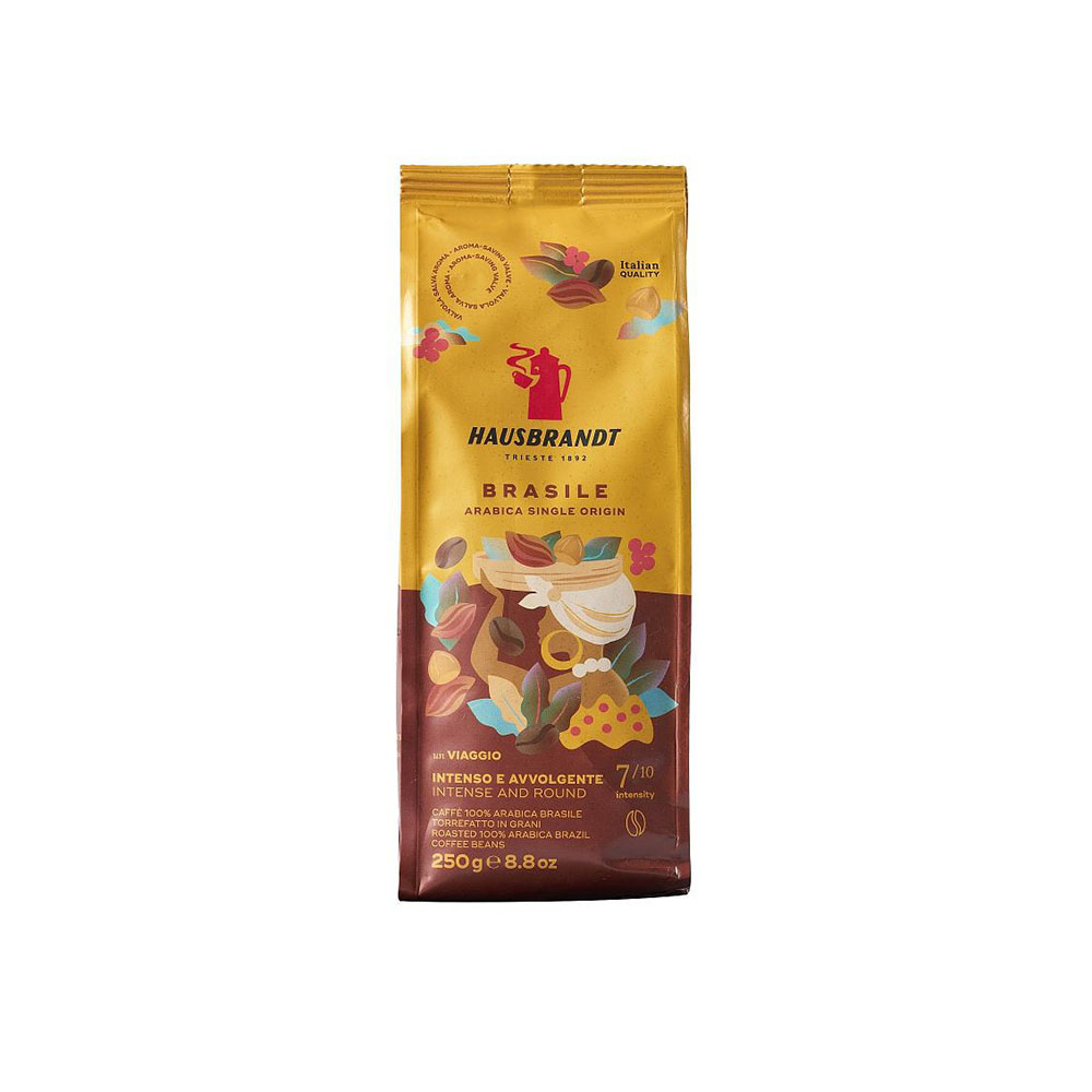 la0b7ibyvg12emgfqv0ys9s5aocj0lif Καφές Espresso Κόκκοι Hausbrandt Brazil 250gr. - Image 1